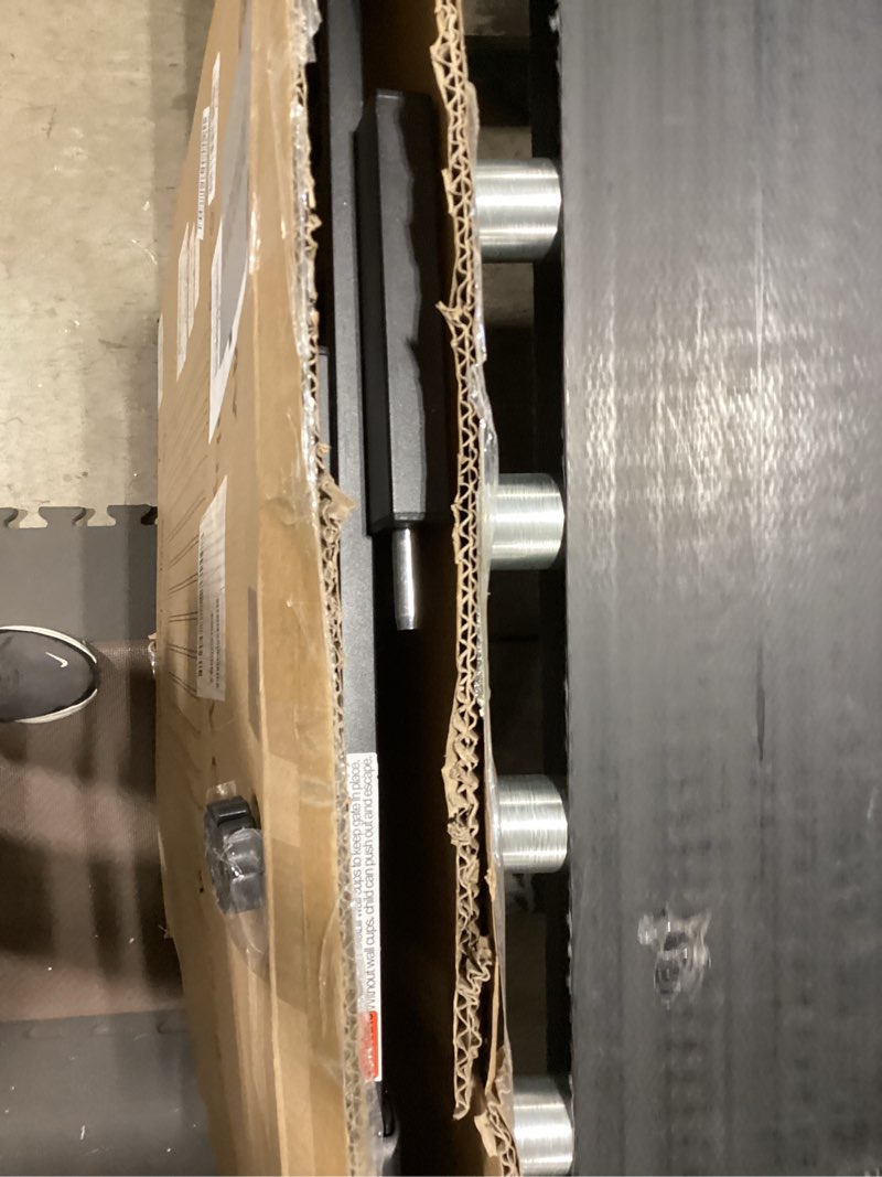 Condition photo showing Good Condition for comomy 36" extra tall baby gate for stairs and doorways - fits 29.5" to 48.8" wide openings, auto close extra wide dog gate for house, pressure mounted easy walk through pet with door, black 36"tall 48.8"wide black