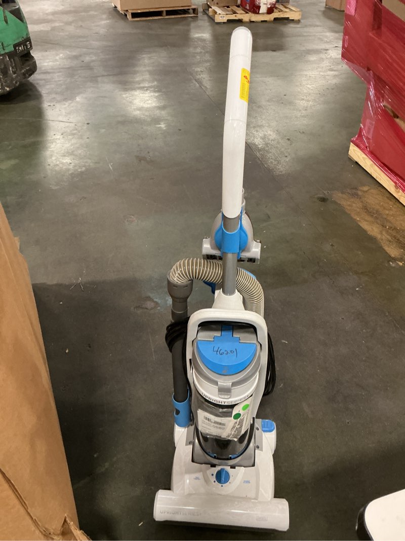 Condition photo showing As Is for BLACK+DECKER Upright Vacuum Cleaner - Powerful Lightweight