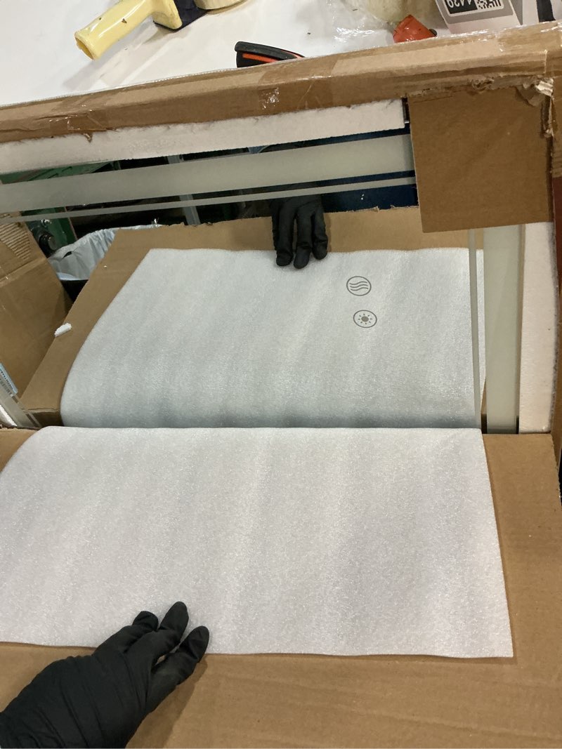 Condition photo showing Good Condition for 2Pack 20“ x 28” LED Mirror for Bathroom LED Bathroom Mirror Anti-Fog Dimmable 3 Colors Bathroom Mirror with Lights Smart Mirror Memory Function Wall Mounted Horizontal/Vertical 2PACK 20"X28"