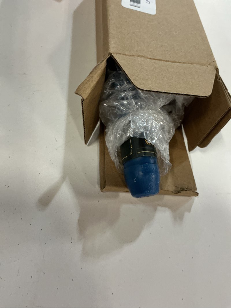 Condition photo showing Good Condition for 6.5 inch haze blue flameless candle with string light window candles with remote timer battery operated taper candle led taper candles set of 4