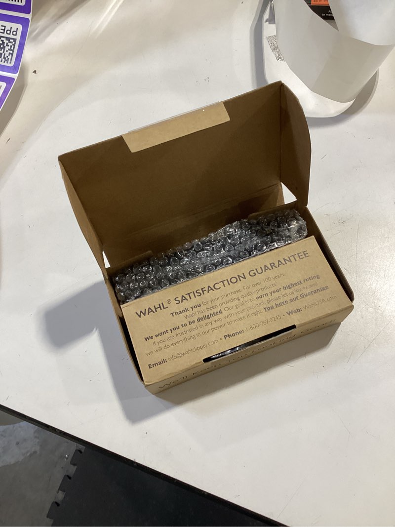 Condition photo showing New/Like New for Wahl Groomsman Rechargeable Precision Trimmer for Hygienic Grooming with Rinsable, Interchangeable Heads for Eyebrows, Neckline, Nose, Ears, & Other Detailing - Model 3023284