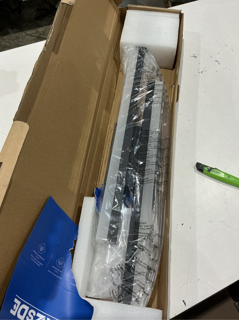 Condition photo showing Good Condition for presde led bathroom vanity light 32inch bathroom light fixtures over mirror black modern bath vanity lighting bar dimmable black-dimmable 32inch