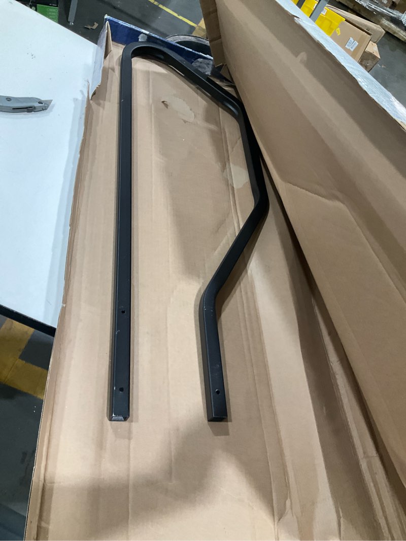 Condition photo showing As Is for morryde - stp214-029h 3 step handrail for step above 1st generation rv entry step, black