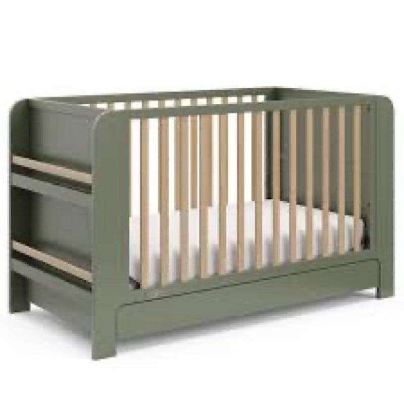 Read-With-Me 4-In-1 Convertible Crib With Drawer INCOMPLETE 