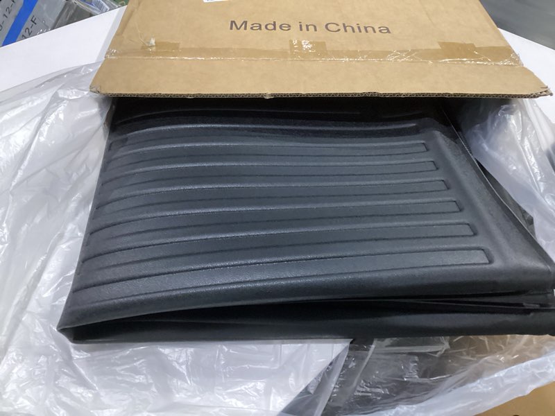 Condition photo showing As Is for 2025 hrv cargo liner & backrest mat fit for honda hr-v hrv 2023 2024 2025 2026 & acura adx 2025: all weather protection cargo mat with 2nd row back seat protector - tpe trunk liner hrv accessories cargo mat&backrest mat 2023-2026 hrv