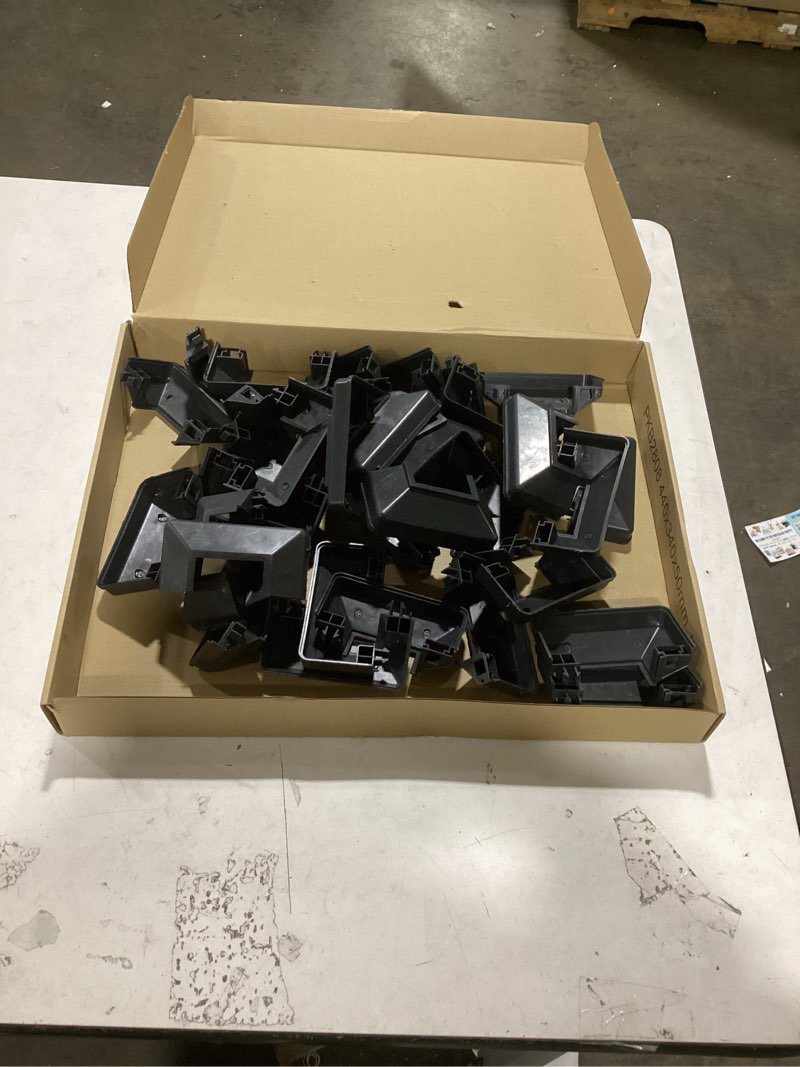 Condition photo showing Good Condition for (Similar To)uxcell Post Skirt, 16pcs 45x45mm/1.77\"x1.77\" Plastic Split Style Post Base Cover Trim Skirt for Fence Stair Handrail Railing Porch, 97x97mm/3.82\"x3.82\"(Overall) 45x45mm, 97x97mm 16
