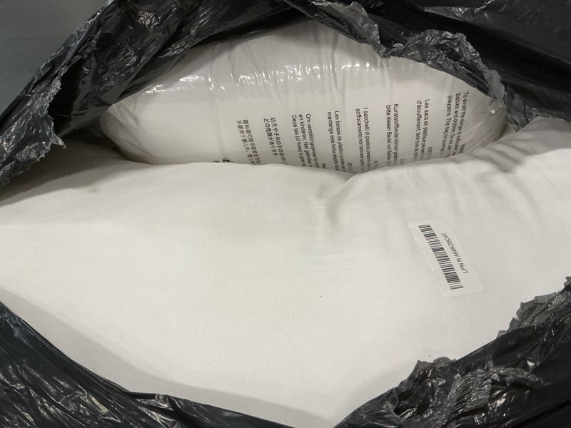 Condition photo showing Good Condition for Amazon Basics Down Alternative Bed Pillows, Medium Density For Back and Side Sleepers, King, 2-Pack, White, 36 in L x 20 in W King (Pack of 2) Medium Pillow