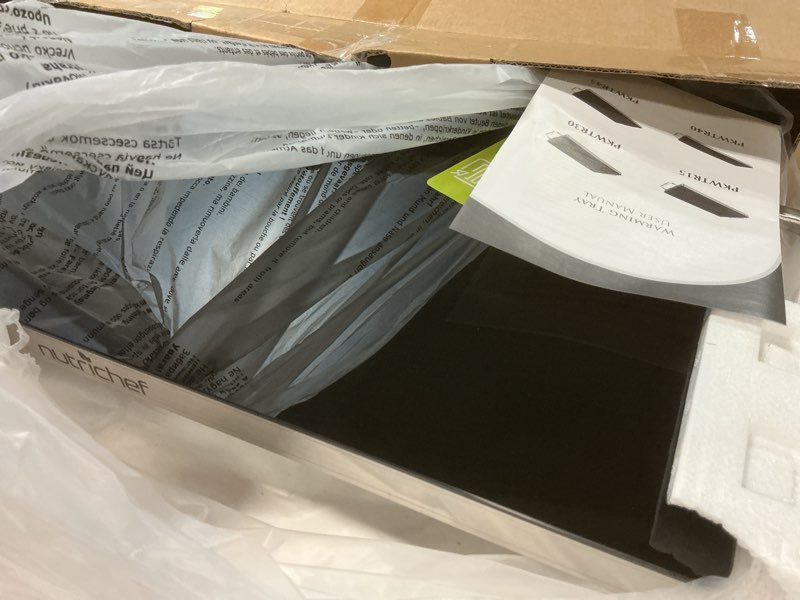 Condition photo showing Good Condition for nutrichef large electric warming tray | 20" x 12" hot plate | ideal for buffets, restaurants, parties, & home dinners - glass top keeps food hot - perfect for events | heats your food to 200°f 20” x 12” inches