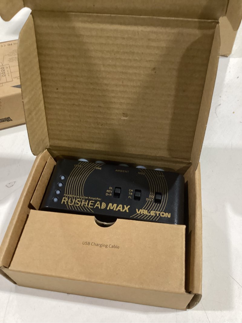 Condition photo showing Good Condition for Valeton Rushead Max USB Chargable Portable Pocket Guitar Bass Headphone Amp Carry-On Bedroom Plug-In Multi-Effects