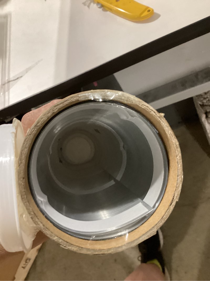 Condition photo showing Good Condition for gisafai 4 pcs stainless steel hand dryer wall splash guard 32 x 16 inch wall splash guard backsplash protector panel with ultra strength adhesive for bathroom, kitchen, restroom 4 32 x 16 inch