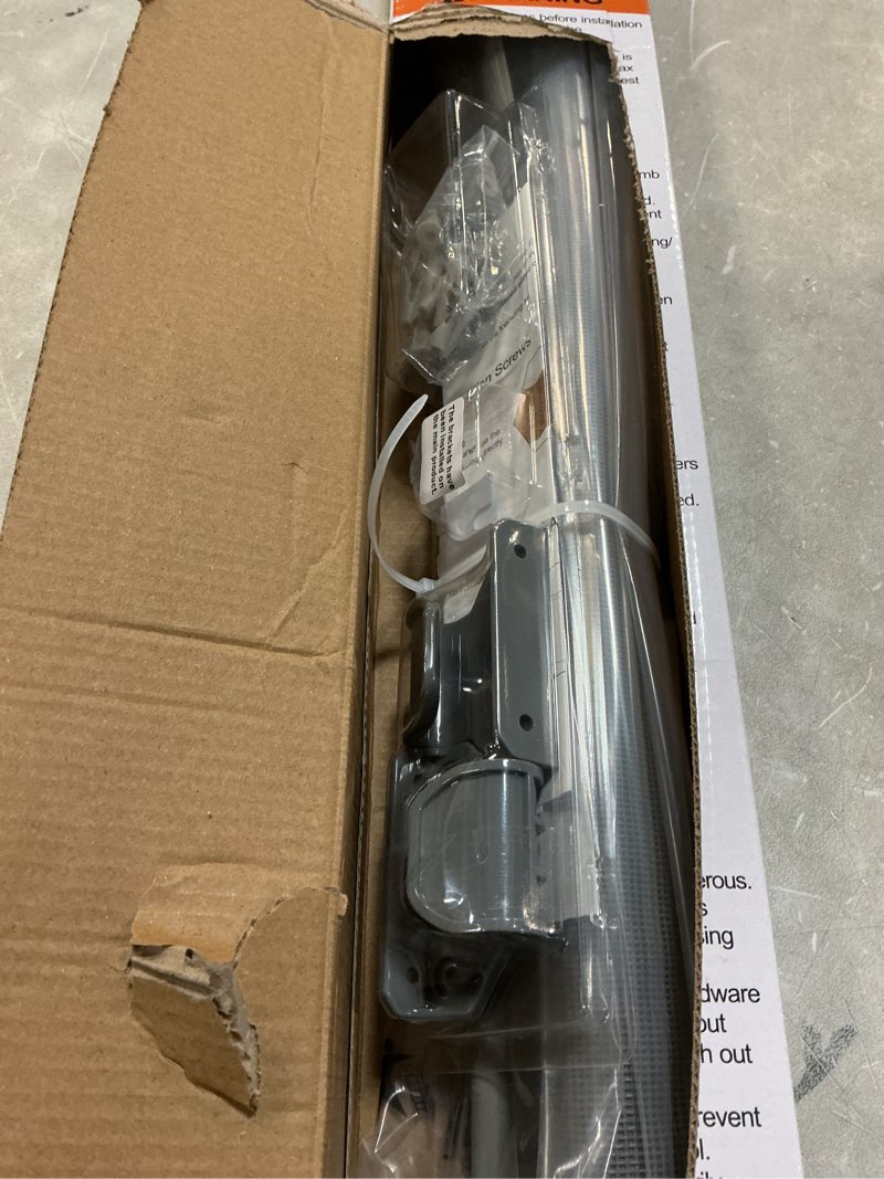 Condition photo showing Good Condition for Retractable Baby Gate for Doorways and Stairs, Mesh Safety Gate for Pet, Indoor & Outdoor Use, One-Hand Operation, Easy Installation, 33.6" Tall, Expands to 55" Wide?Grey,33.6"x55" 33x55 Inch Gray