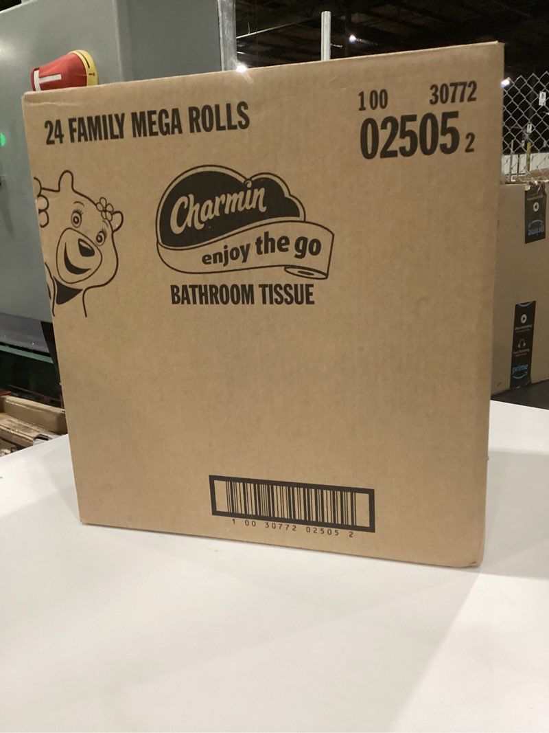 Condition photo showing New/Like New for Charmin Ultra soft family mega rolls 24 count