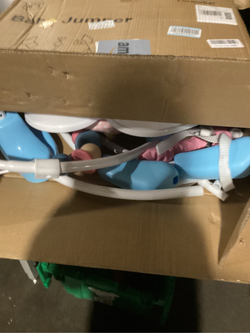 Condition photo showing As Is for Baby Activity Center, 3-in-1 Baby Jumper, Infant Activity Center with 360° Rotating Seat, Music, Lights, 3 Adjustable Heights, Infant Activity Jumper for 6+ Months JP2401 Sea Adventure
