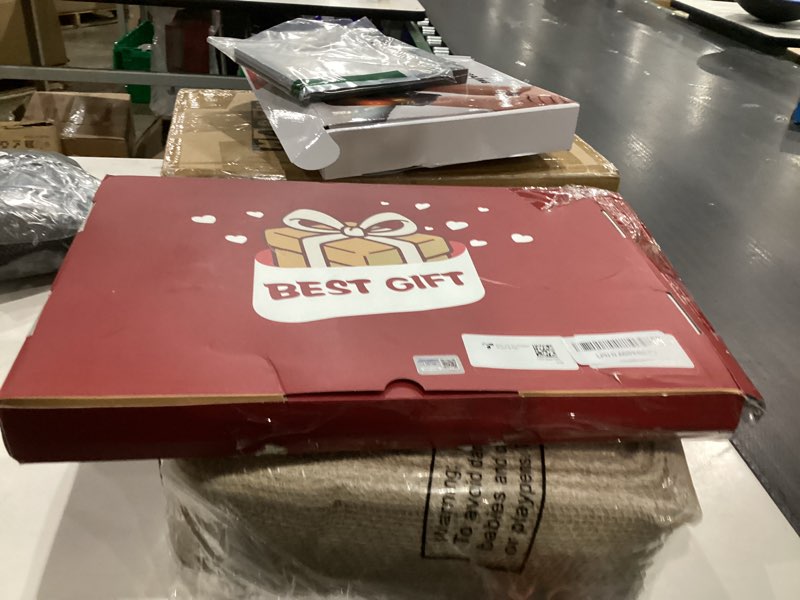 Condition photo showing New/Like New for LED Note Board with Colors, 13.7"X10" 6 Modes & 8 Colors Acrylic Dry Erase Boards with Light, Include Adapter, Hanging Chain, Led Drawing Board for Kids with Stand,7 Markers, Spray Bottle Drawing Board + Adapter +7 Highlighters