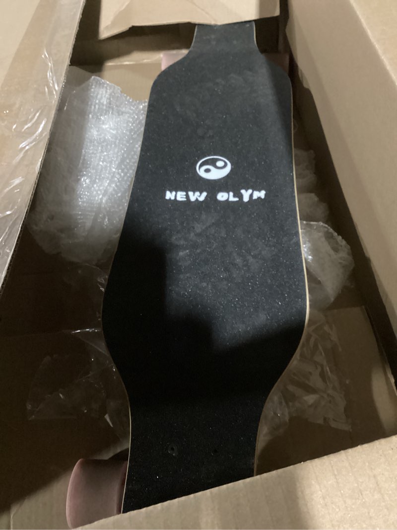 Condition photo showing Good Condition for 41'' longboard skateboard 8 layer canadian maple drop through longboards for youths beginners summer flowers