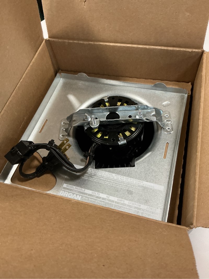 Condition photo showing Good Condition for Broan-NuTone 80 CFM, 2.5 Sones Assembly Kit Replacement Bath Fan Motor