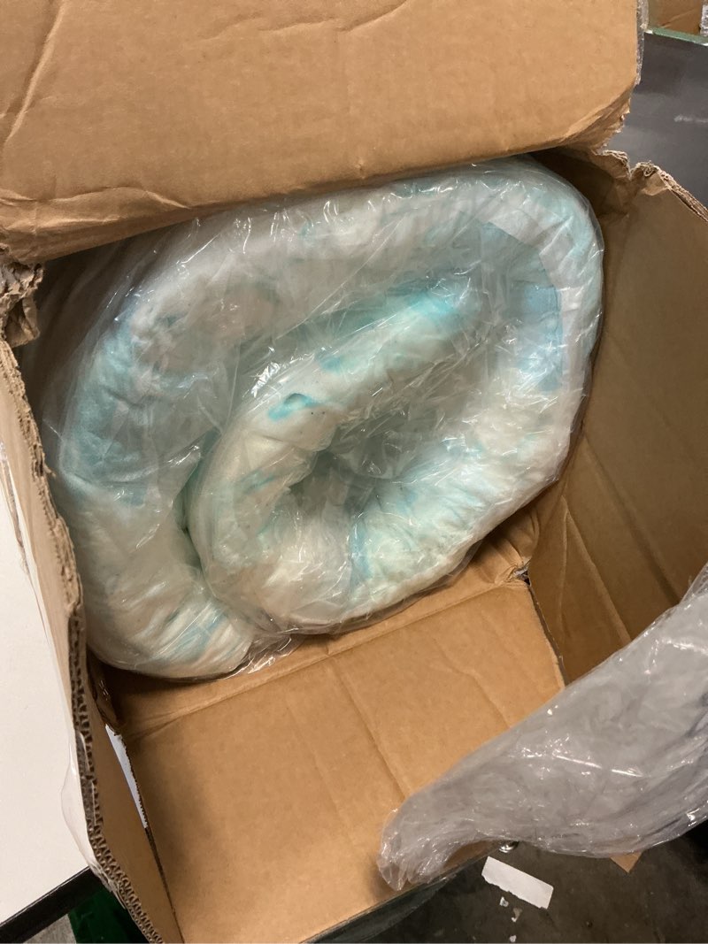 Condition photo showing Good Condition for iululu full size mattress topper, 3 inch gel memory foam topper, pressure relief & cooling, certipur-us certified full 3 inch-standard gel