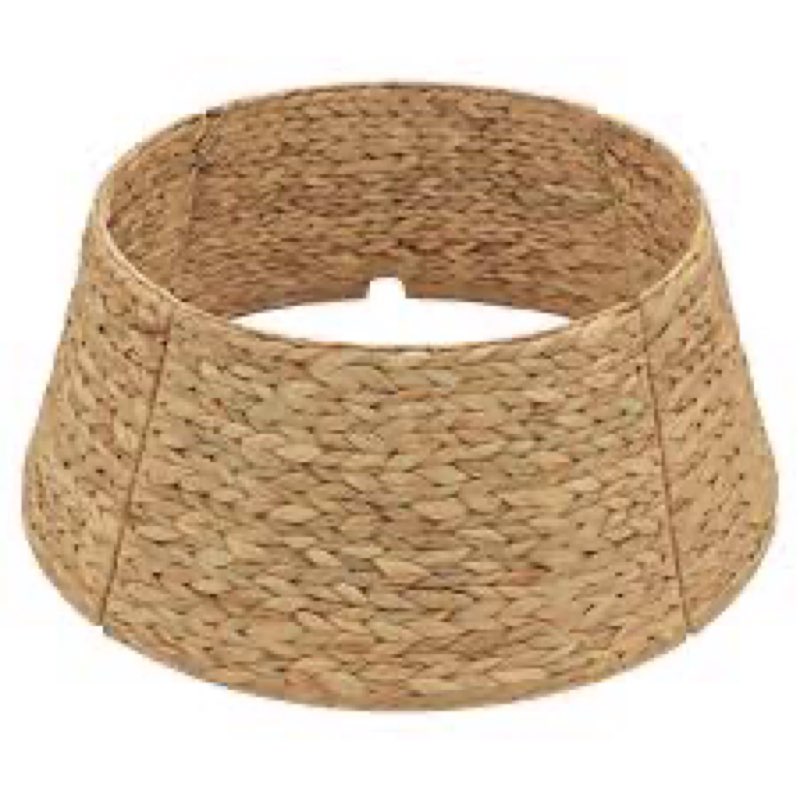 CENBOSS Rattan Christmas Tree Collar, Wicker Tree Skirt & Stand Base Cover (Natural, 42 inch)