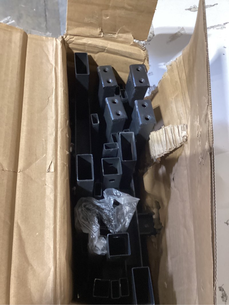 olixis metal king bed frame - 14in high with storage space, no box spring needed with sturdy steel s