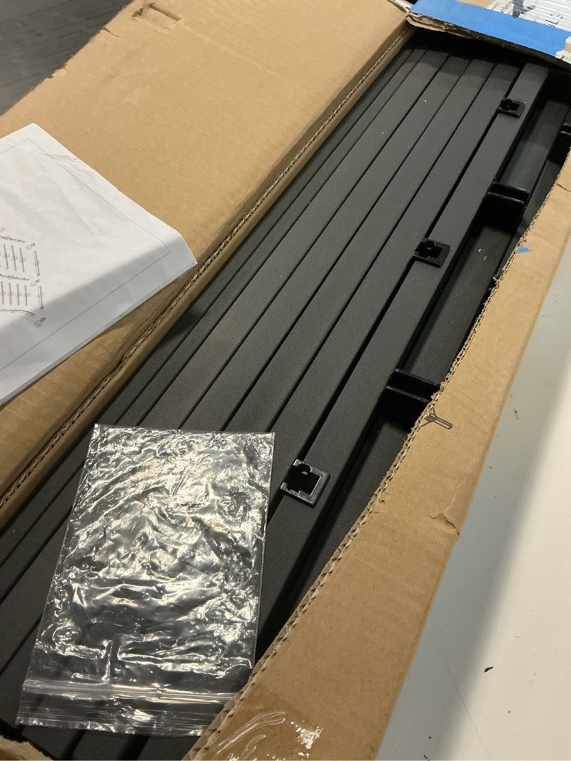 Condition photo showing Good Condition for metal bed frame,queen size bed frame with storage space,heavy duty sturdy mattress foundation,easy assembly,no box spring needed, black,14 inch,queen