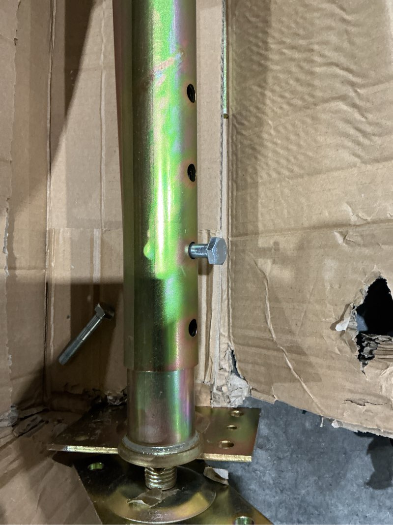 Condition photo showing Good Condition for 2 pack 59" - 100" adjustable house floor wall jack post pole rod fit for leveling framing basement crawlspace beam roof stair ceiling 59-100 inch
