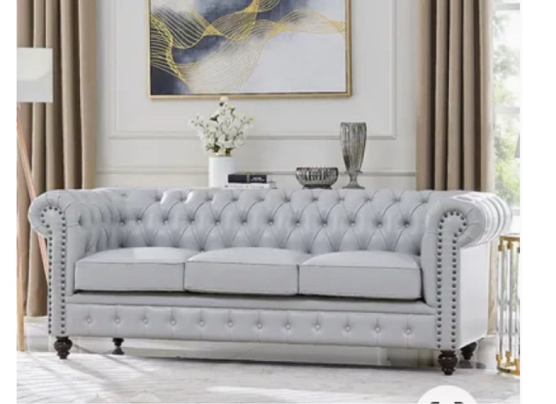  similar to stock photo *incomplete* only back rest*sofa tufted