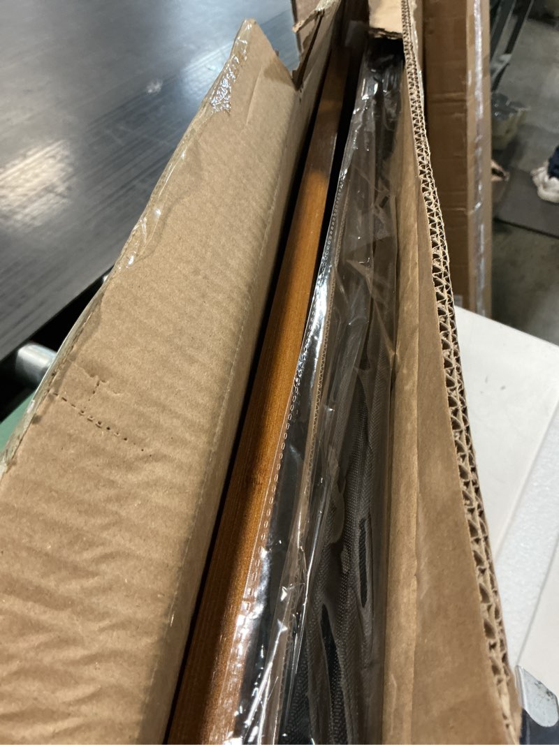 Condition photo showing Good Condition for Bamboo Luggage Rack with 4 Storage Compartments, Foldable Suitcase Stand for Guest Room, 150lbs Capacity, Sturdy, Space-Saving and Easy to Assemble Organizer Walnut 1 Pcs