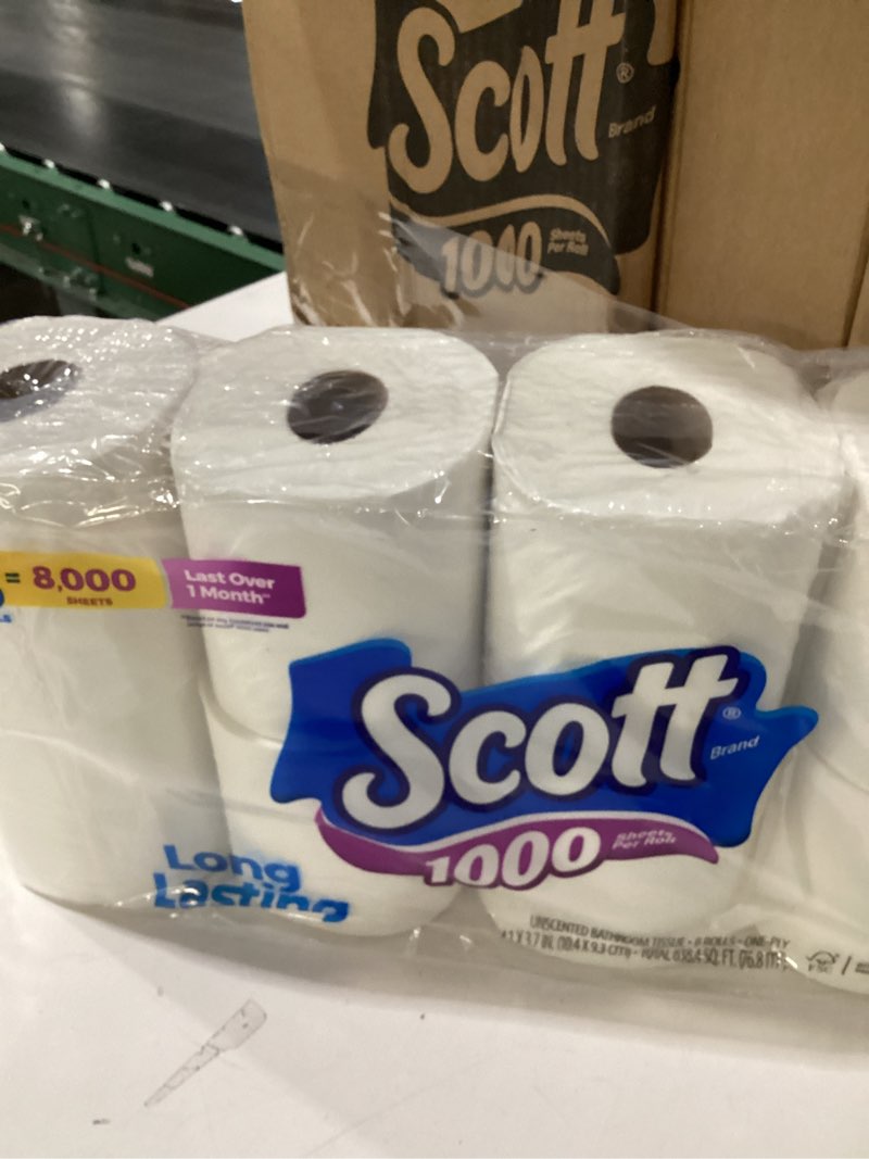 Condition photo showing New/Like New for Scott 1000 Sheets Per Roll Toilet Paper, 32 Rolls, Bath Tissue
