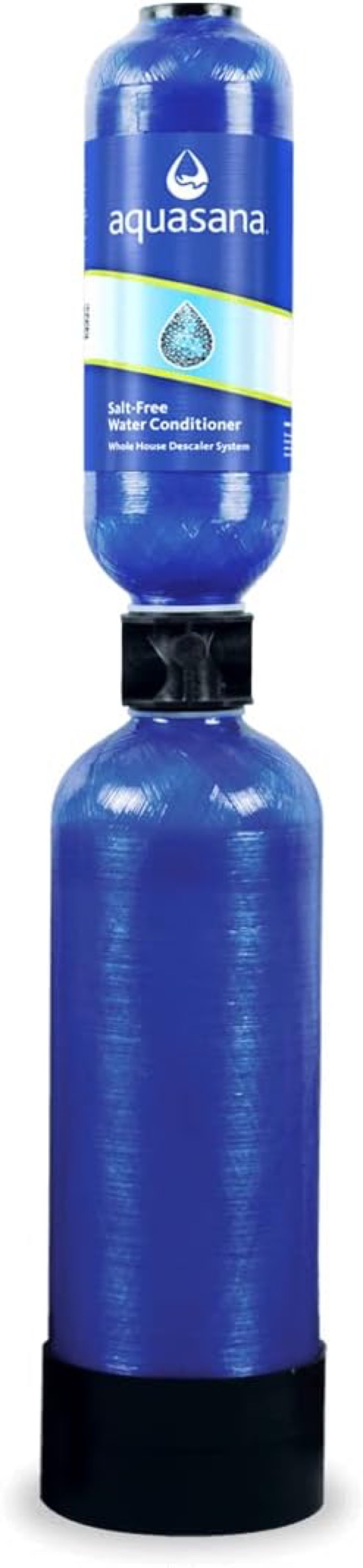 aquasana whole house salt-free softener alternative replacement tank| 600,000 gallons | descaler tackles sediment & scale to protect pipes & appliances | no salt or drain line required | eq-ast-wh-r