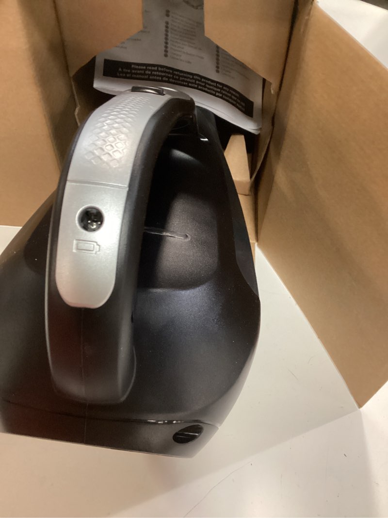Condition photo showing As Is for black+decker detailer dustbuster cordless lithium-ion hand vacuum, powerful and long lasting battery, hlva315j00w
