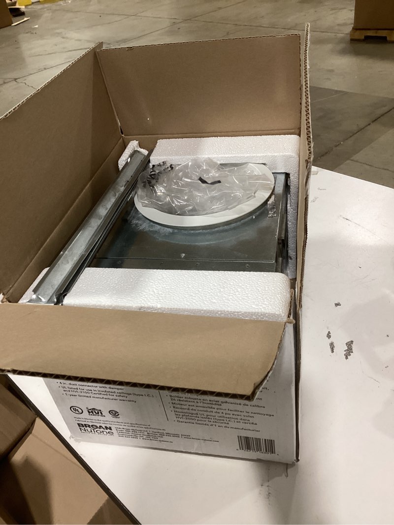 Condition photo showing Good Condition for broan-nutone 70 cfm 1.5 sones bathroom ventilation fan and light combination