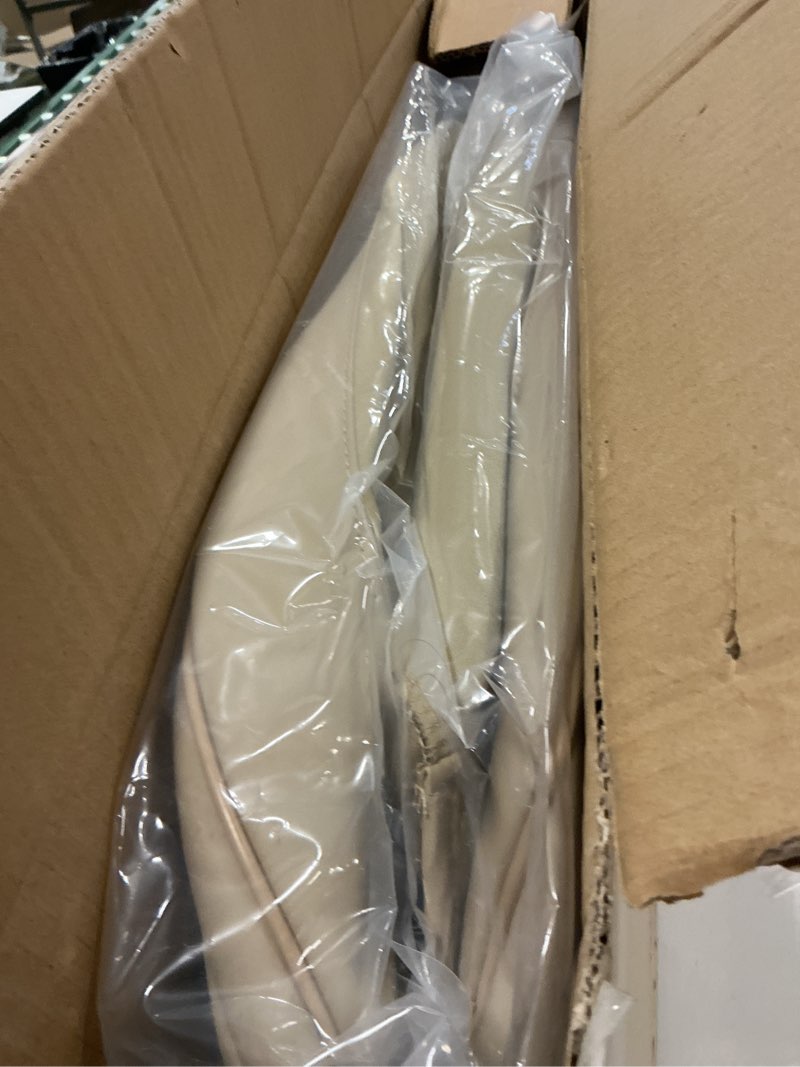 Condition photo showing New/Like New for Car Seat Covers,Car Seat Protector Waterproof,Seat Covers Front, Car Seat Protectors,Automotive Seat Covers Fit for Most Cars Beige Beige Front Pair