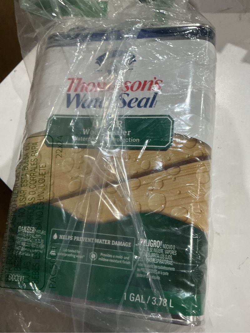 Condition photo showing Good Condition for thompson's waterseal clear wood sealer, clear, 1 gallon