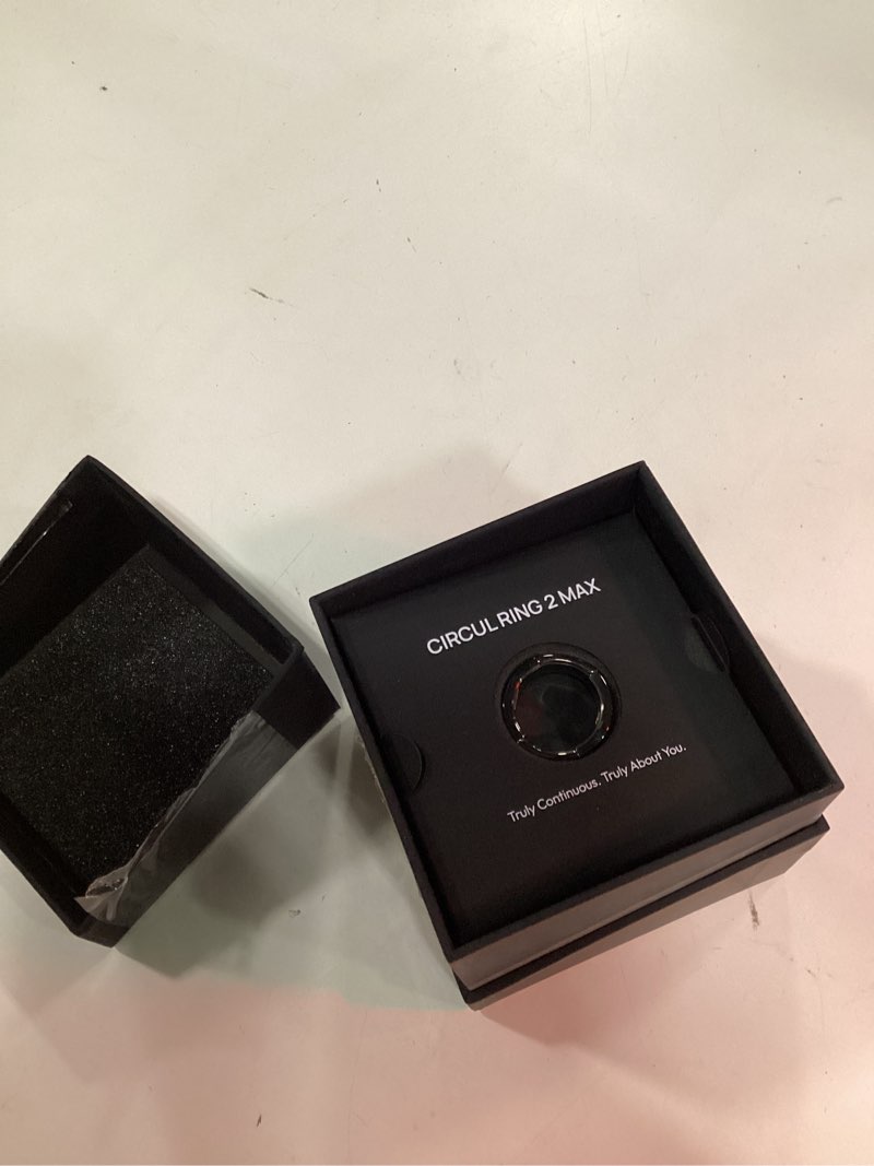 Condition photo showing New/Like New for smart ring-automatically adjustable wearable ring for men & women, no app subscription, fitness ring for sleep tracking - fitness tracker gray l(13.5-18+)