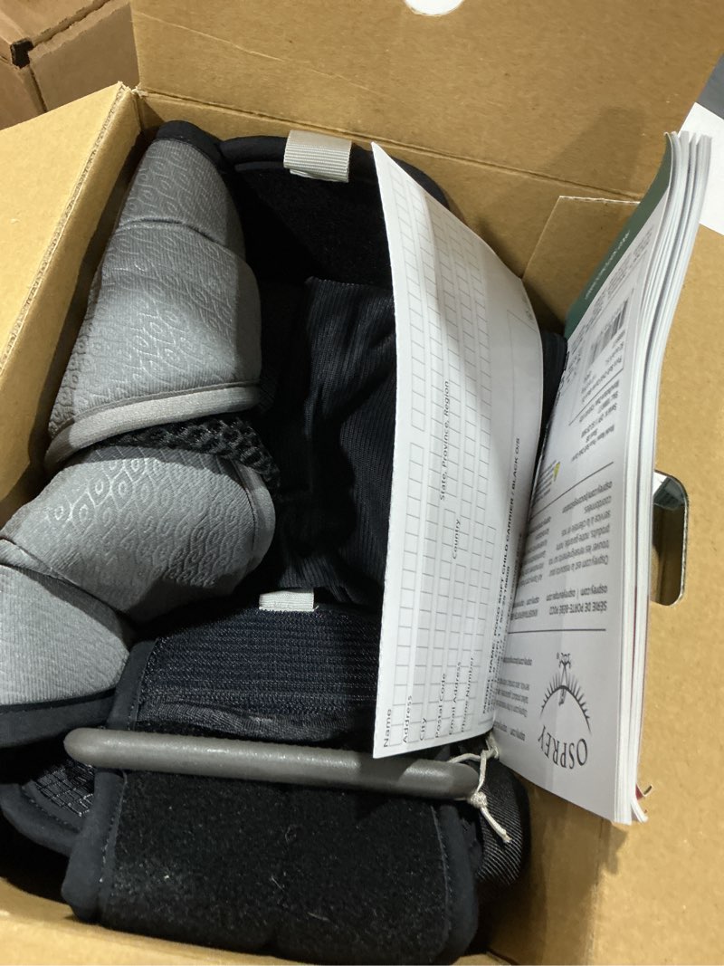 Condition photo showing Good Condition for osprey poco soft convertible baby carrier for newborns - ergonomic toddler sling black standard fit
