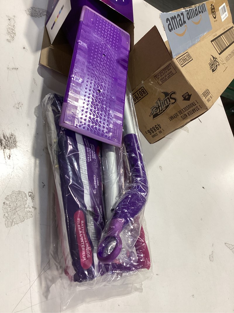 Condition photo showing New/Like New for Swiffer WetJet Hardwood and Floor Spray Mop Cleaner Starter Kit, Includes: 1 Power Mop, 10 Pads, Cleaning Solution, Batteries 1 Kit Cleaner Kit