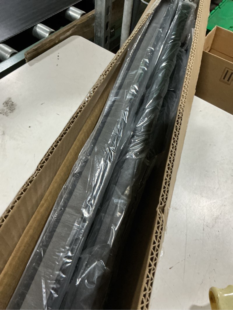 Condition photo showing Good Condition for awesofurni queen bed frame, 7 inch basics metal bed frame, heavy duty 9-leg base for box spring and mattress, noise-free, easy assembly, black queen (u.s. standard) modern