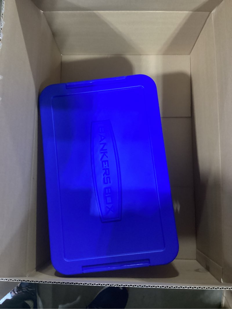 Condition photo showing Good Condition for Bankers Box Heavy Duty 20" Plastic Letter File Box