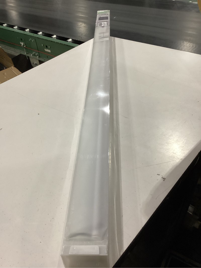 Condition photo showing New/Like New for aosky cordless roller shades blackout blinds for windows room darkening rolled up shades with spring system, uv protection window shades door blinds for home and office (50" w x 72" h, white) 50"w x 72"h white