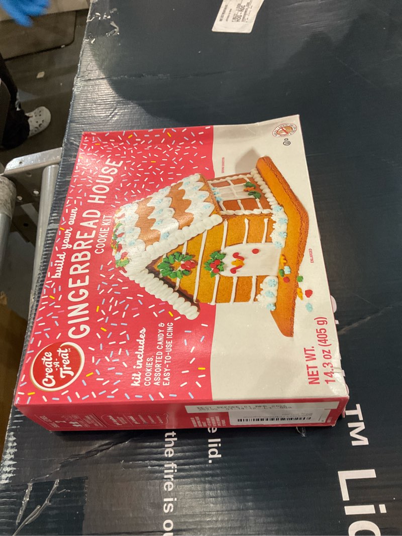 Gingerbread house cookie kit
