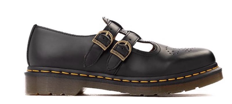 Dr. Martens '8065' Mary Jane in Black Smooth at Nordstrom, Size US-10 Women’s 