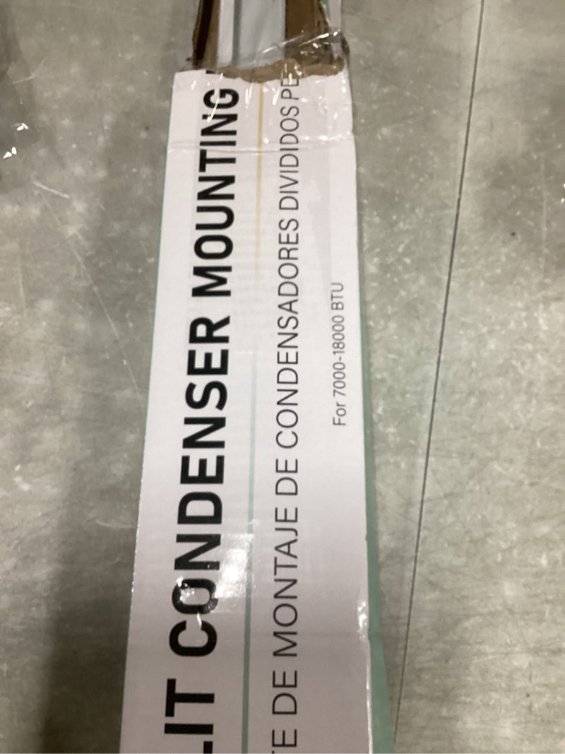 Condition photo showing As Is for Outdoor Wall Mounting Bracket for Ductless Mini Split Air Conditioners Heat Pump Systems Support Up to 330lbs Universal 7000-18000 BTU