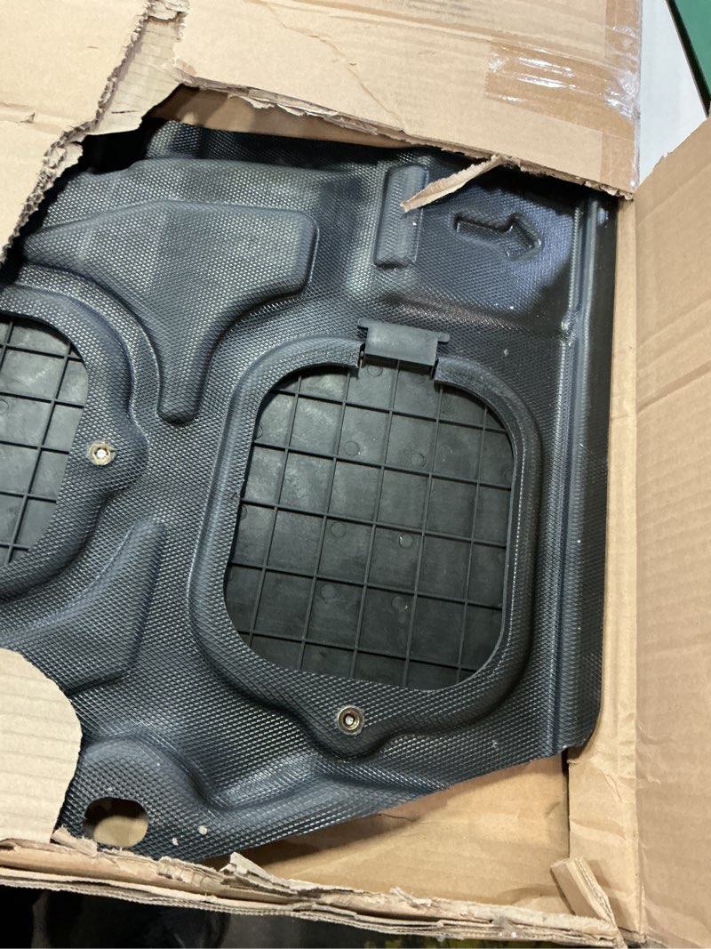 Condition photo showing Good Condition for Front Engine Splash Shield for Toyota Sienna 2011-2020 Engine Guards Mud Flaps Suitable for Sienna Under Engine Cover Directly Replace Original One Black