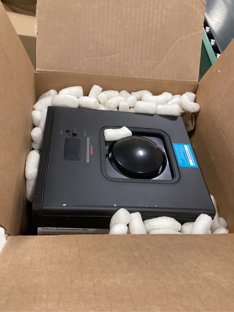 Condition photo showing As Is for 3L Stainless Steel Warm Mist Humidifier with Easy Clean and Warm Steam Function, Healthy Air Mist Humidifiers for Bedroom Living Room, with Sleep Mode and Auto-off Setting