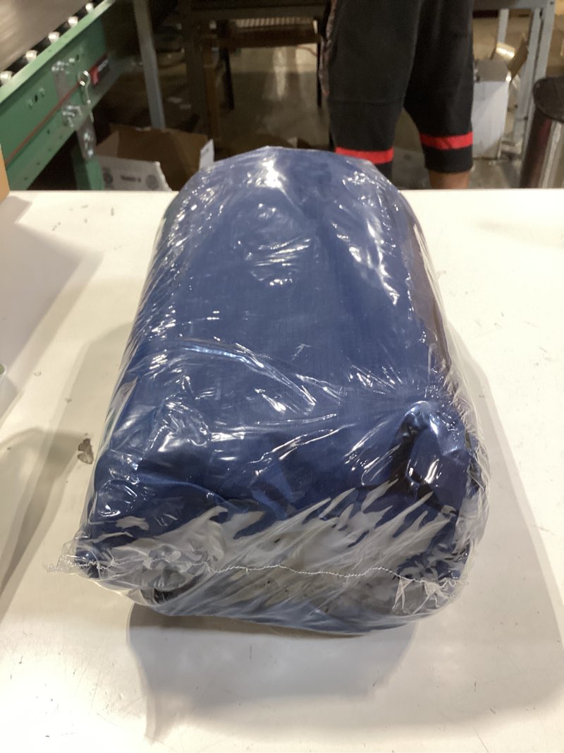 Condition photo showing Good Condition for ogery sleeping pad, ultralight inflatable sleeping pad for camping with pillow built-in foot pump, 6" extra-thick reinforced camping mattress for hiking, backpacking,tent blue full