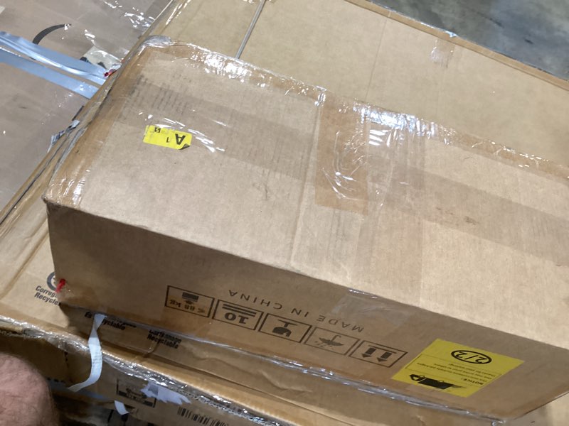Condition photo showing As Is for heavy duty metal carport / gazebo complete hardware & anchor kit (box 2 of 2 only) –