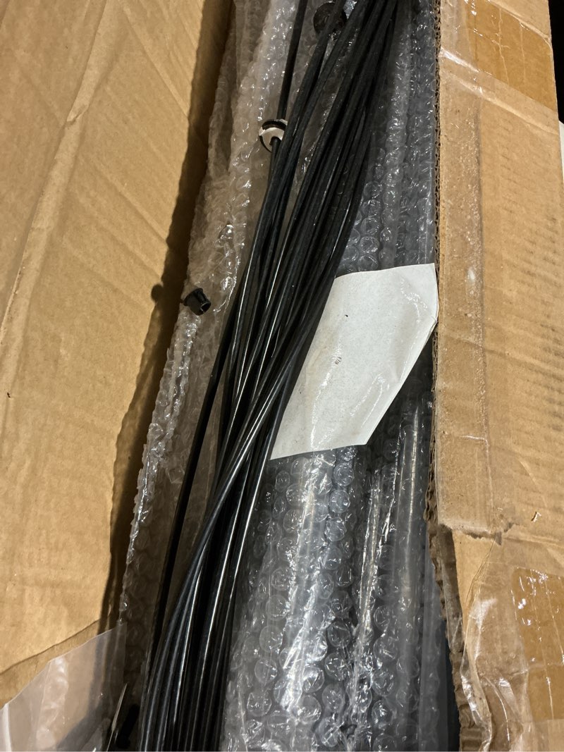 Condition photo showing Good Condition for muzata aluminium cable railing gate black for wood metal 42" cable railing system outdoor seaside 36 1/32" w x 38 1/2" h, dg02 bpa 42" black