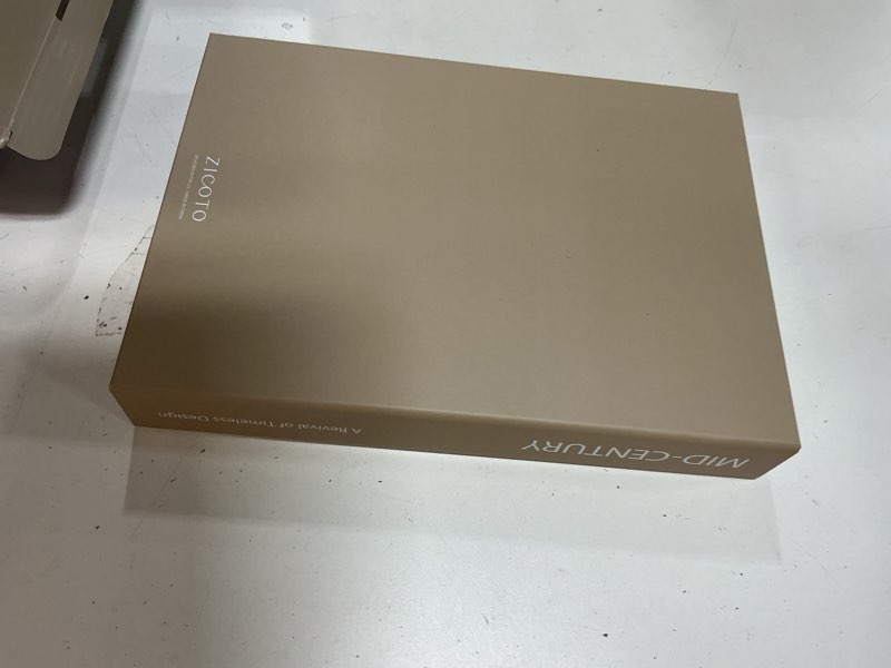 Condition photo showing New/Like New for Aesthetic Decorative Books - Set of 2 Stylish Boxes Enhance Your Coffee Table, Bookshelf or Mantel Decor - Beautiful Fake/Faux Books for Modern Home Decoration, Photo Storage and as a Keepsake Box Brown-Beige