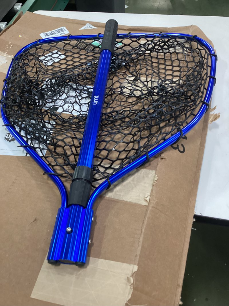 Condition photo showing Good Condition for UMT 5-Foot Telescopic Fishing Net Landing Gear – Heavy-Duty, Durable 10 inch Silicone Mesh, Collapsible Handle Blue