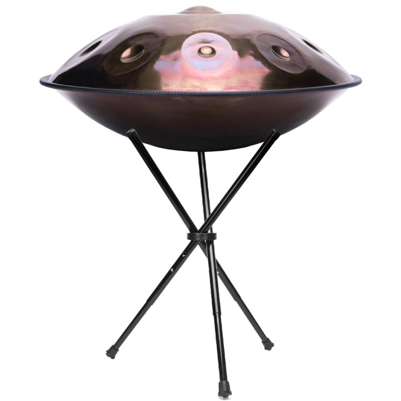 SINGOFIRE New Upgrade Advanced Handpan Drum, Ember Steel Handpan, 10-Notes with Bag, 22-Inch 440Hz D